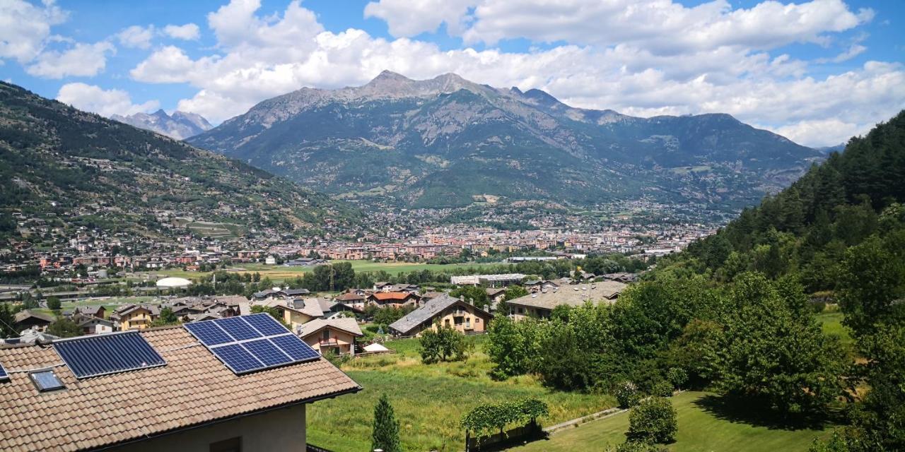 Ferienwohnung Harmonie Gressan Aosta Exterior foto